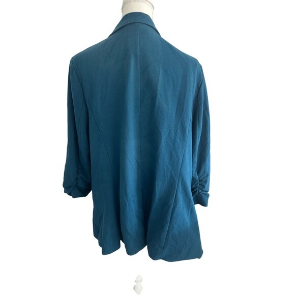 MODCLOTH Women's Teal 3/4 Blazer Jacket Size 4X - Picture 6 of 6